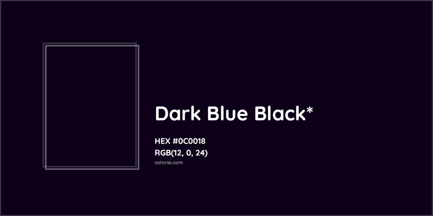 HEX #0C0018 Color Name, Color Code, Palettes, Similar Paints, Images