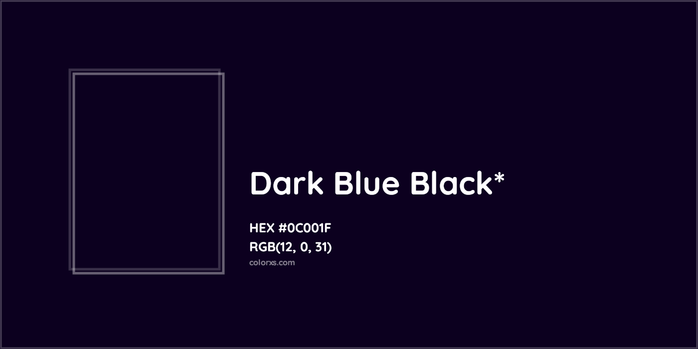 HEX #0C001F Color Name, Color Code, Palettes, Similar Paints, Images