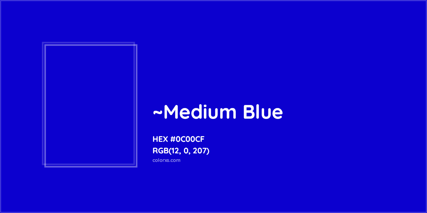 HEX #0C00CF Color Name, Color Code, Palettes, Similar Paints, Images