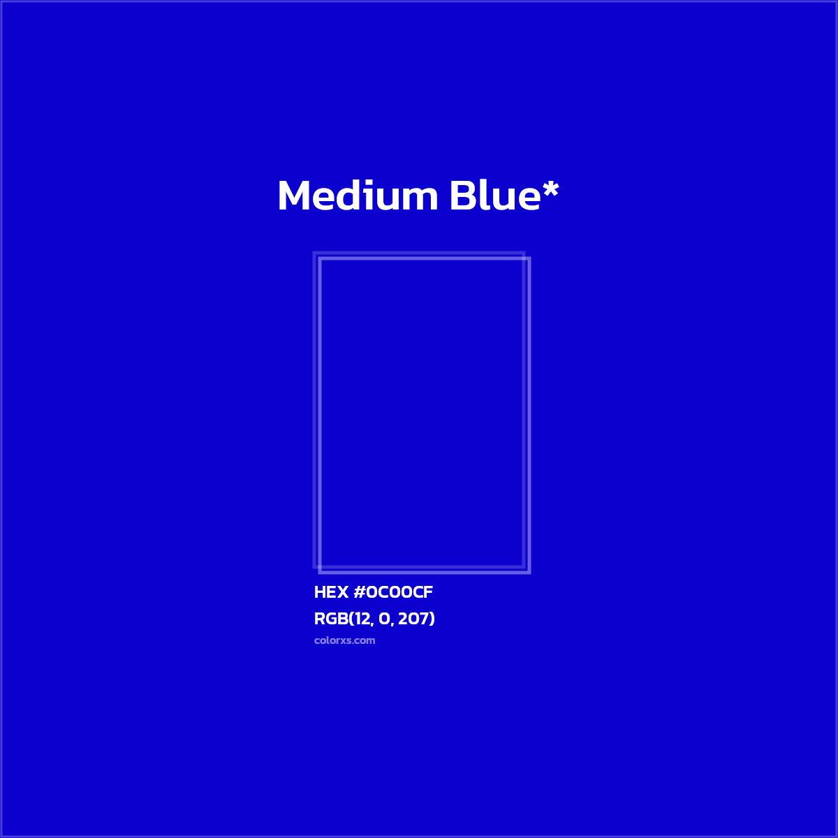 HEX #0C00CF Color Name, Color Code, Palettes, Similar Paints, Images