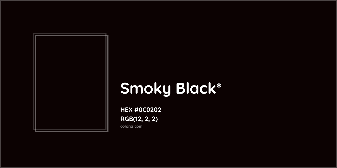 HEX #0C0202 Color Name, Color Code, Palettes, Similar Paints, Images