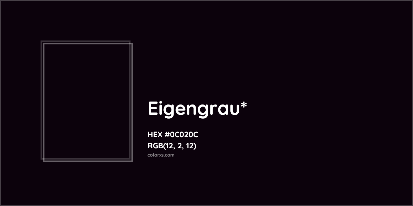 HEX #0C020C Color Name, Color Code, Palettes, Similar Paints, Images