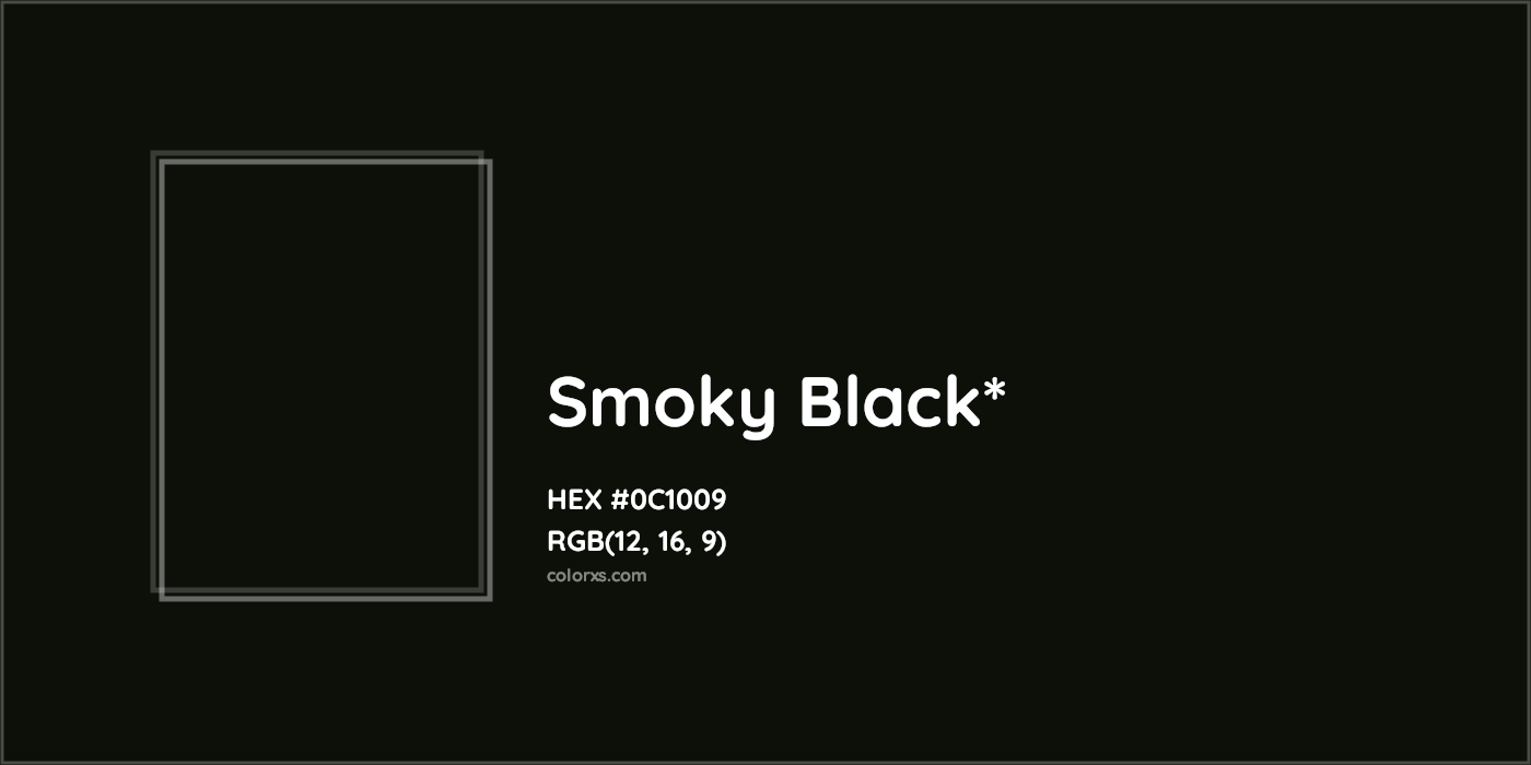 HEX #0C1009 Color Name, Color Code, Palettes, Similar Paints, Images