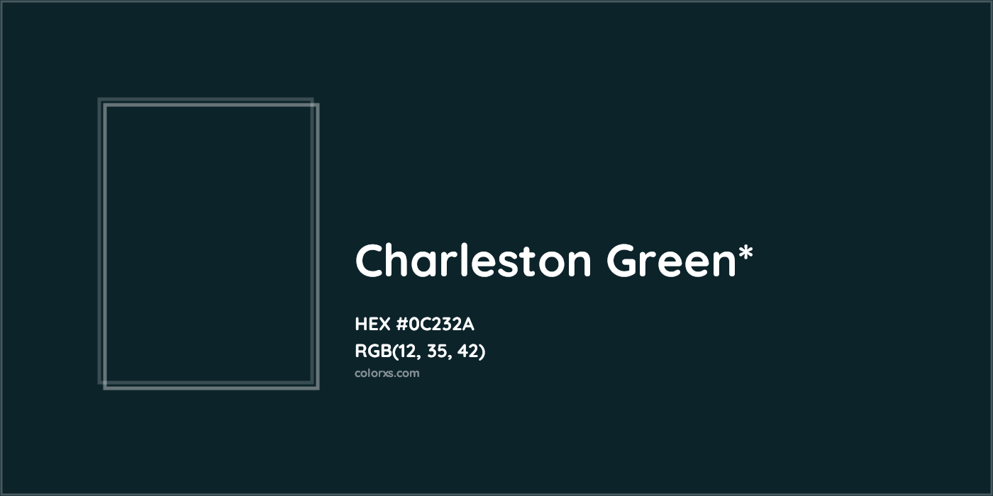 HEX #0C232A Color Name, Color Code, Palettes, Similar Paints, Images