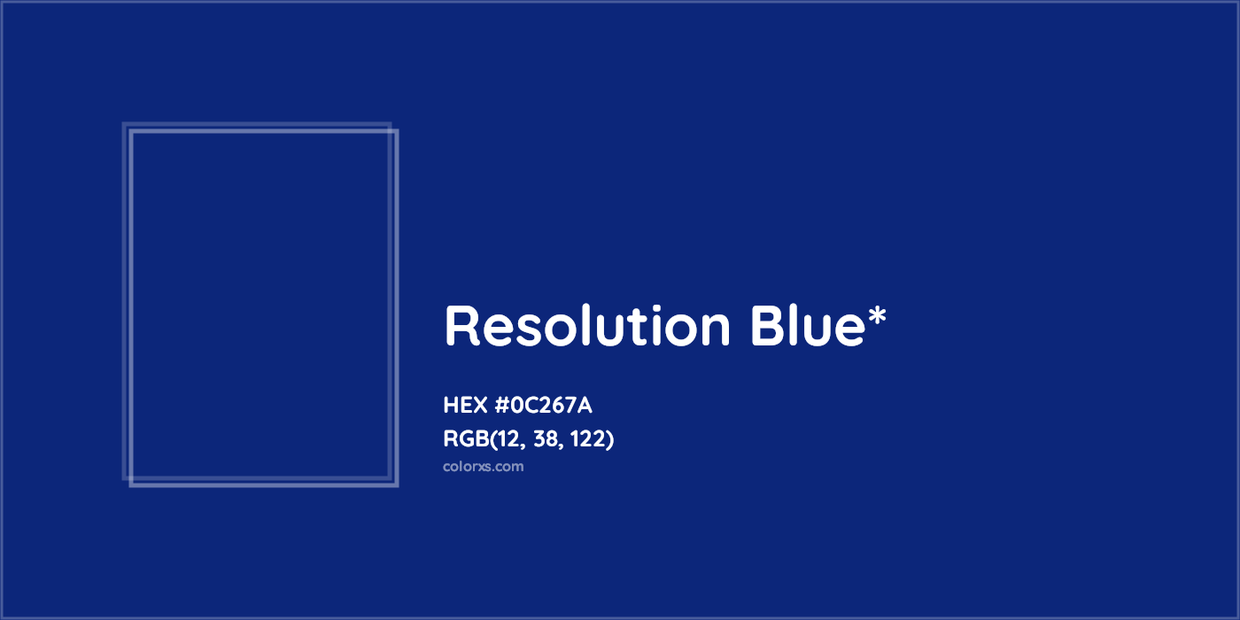 HEX #0C267A Color Name, Color Code, Palettes, Similar Paints, Images