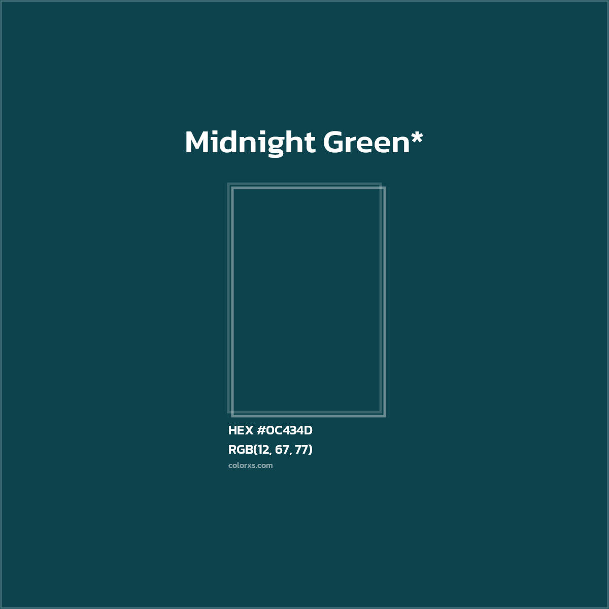 HEX #0C434D Color Name, Color Code, Palettes, Similar Paints, Images