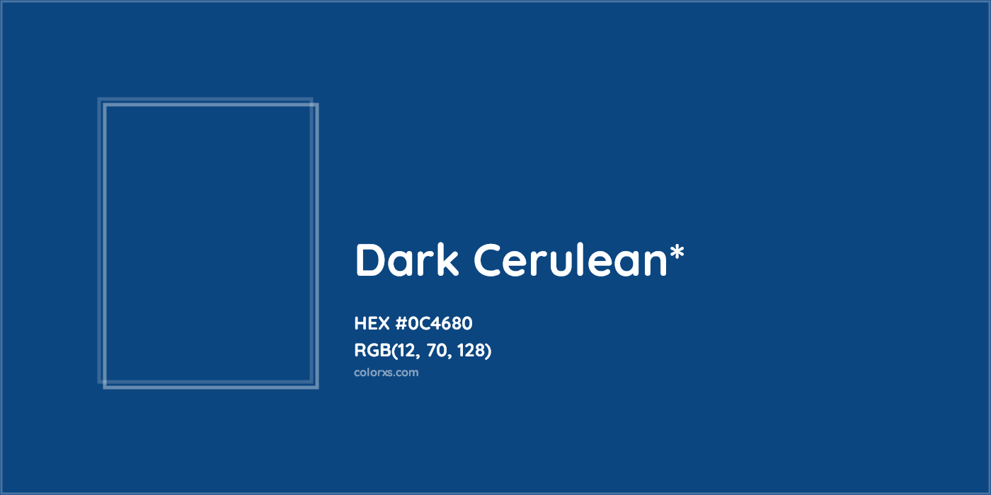 HEX #0C4680 Color Name, Color Code, Palettes, Similar Paints, Images