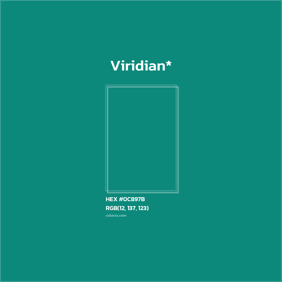 HEX #0C897B Color Name, Color Code, Palettes, Similar Paints, Images