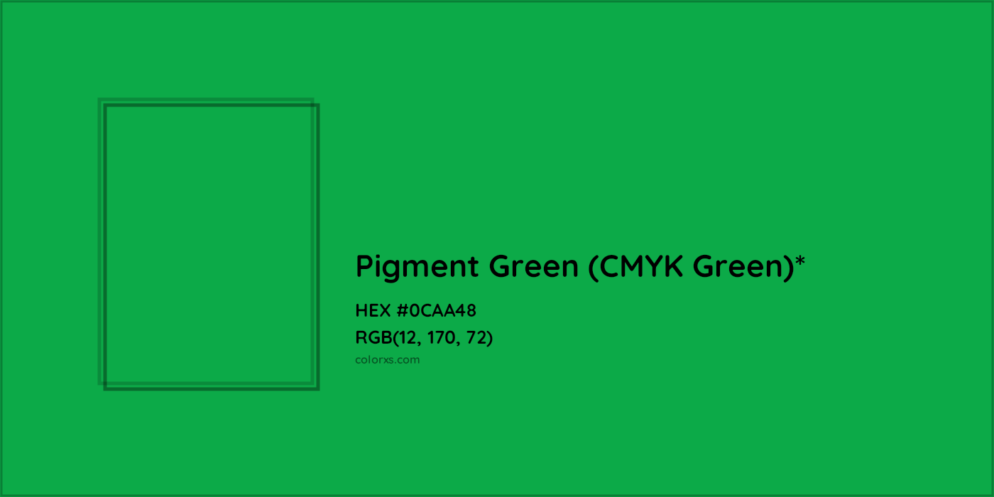HEX #0CAA48 Color Name, Color Code, Palettes, Similar Paints, Images