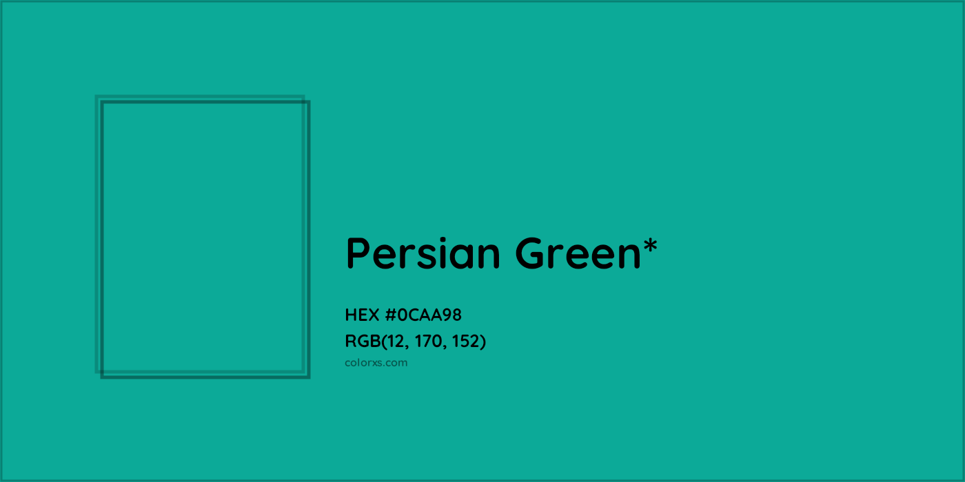 HEX #0CAA98 Color Name, Color Code, Palettes, Similar Paints, Images