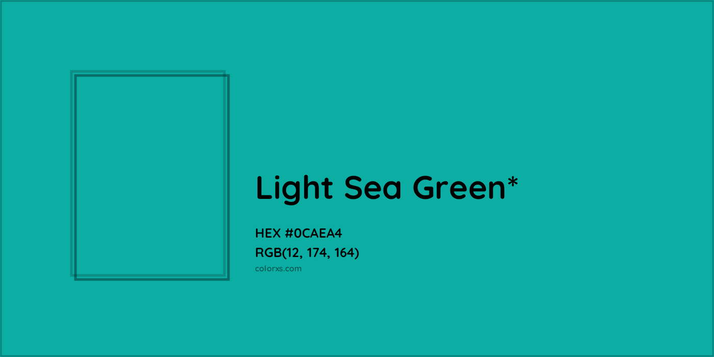 HEX #0CAEA4 Color Name, Color Code, Palettes, Similar Paints, Images