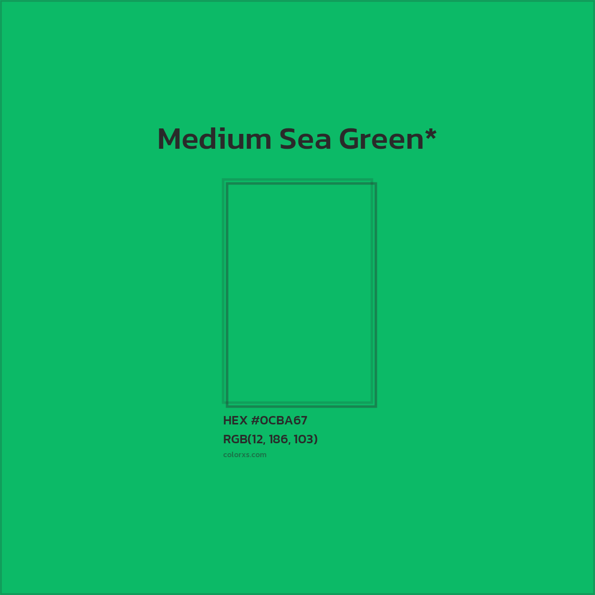 HEX #0CBA67 Color Name, Color Code, Palettes, Similar Paints, Images