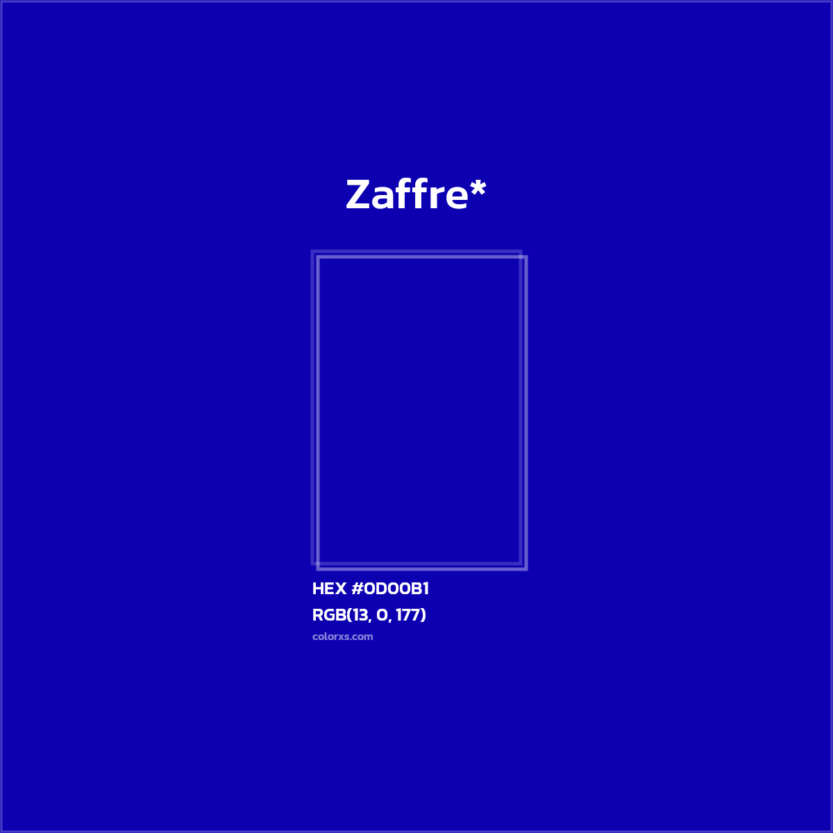 HEX #0D00B1 Color Name, Color Code, Palettes, Similar Paints, Images
