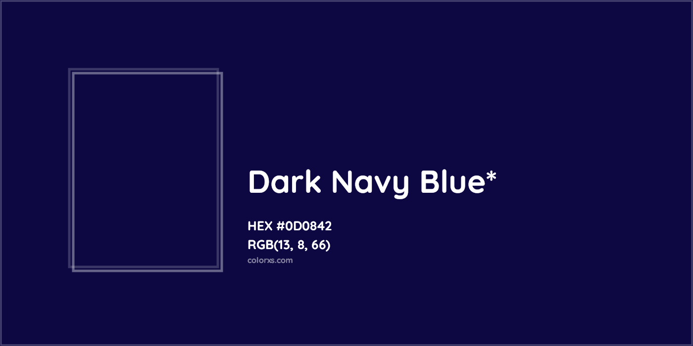 HEX #0D0842 Color Name, Color Code, Palettes, Similar Paints, Images