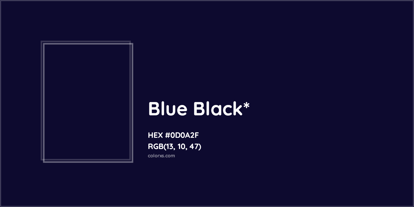 HEX #0D0A2F Color Name, Color Code, Palettes, Similar Paints, Images