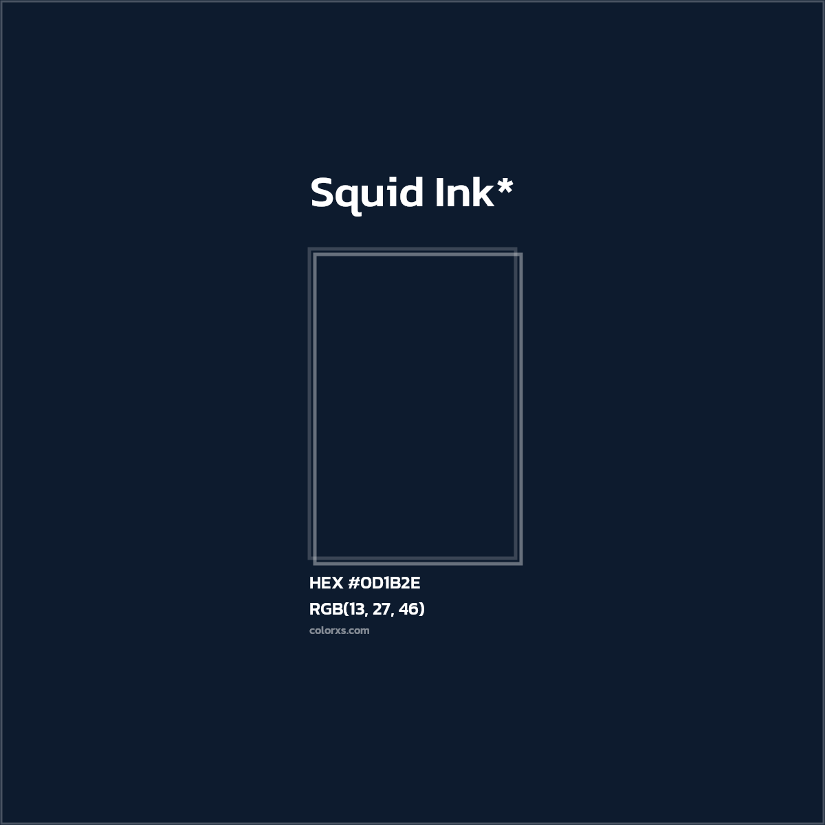 HEX #0D1B2E Color Name, Color Code, Palettes, Similar Paints, Images