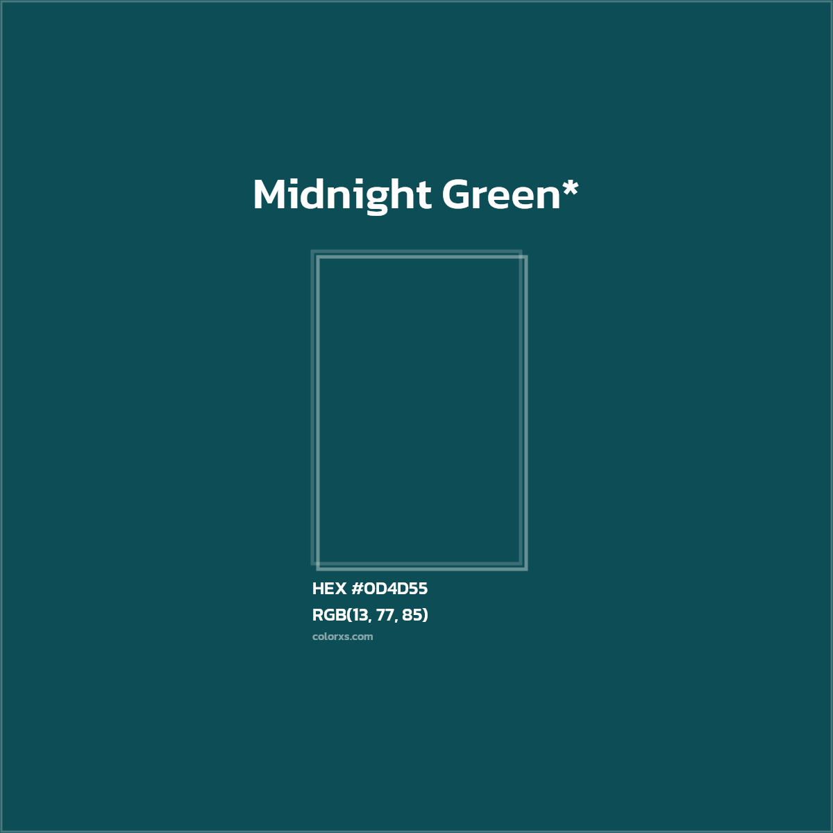 HEX #0D4D55 Color Name, Color Code, Palettes, Similar Paints, Images