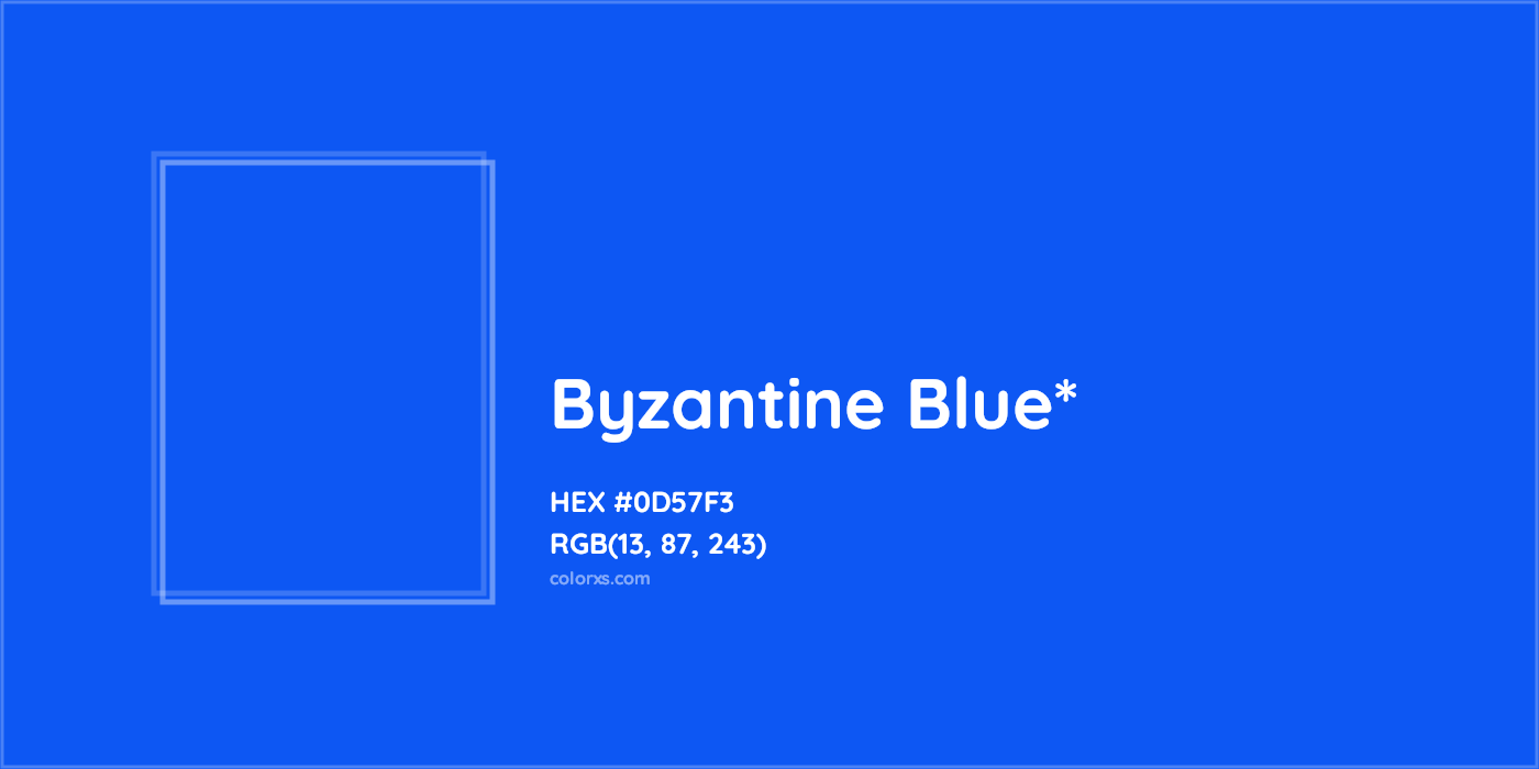 HEX #0D57F3 Color Name, Color Code, Palettes, Similar Paints, Images