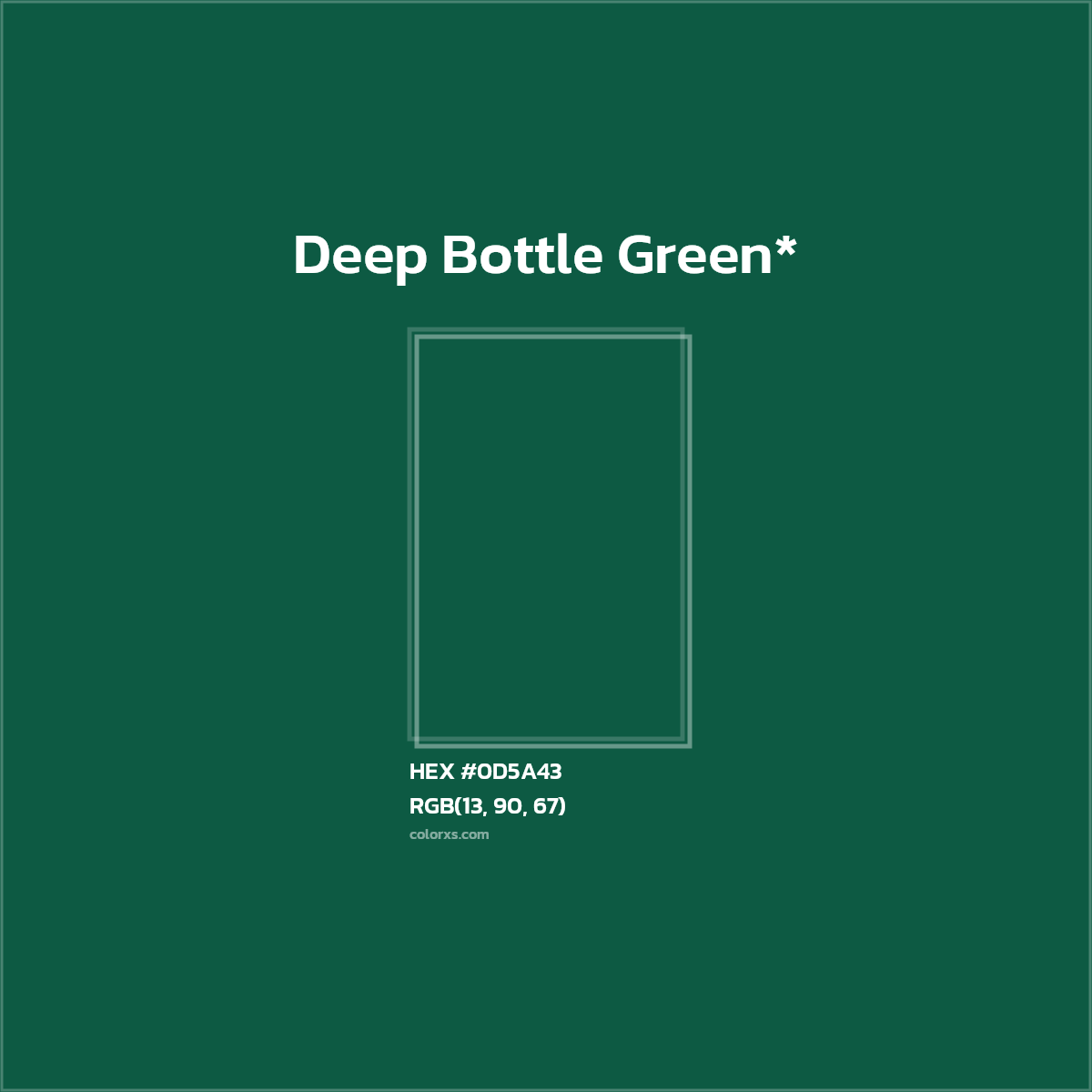 HEX #0D5A43 Color Name, Color Code, Palettes, Similar Paints, Images