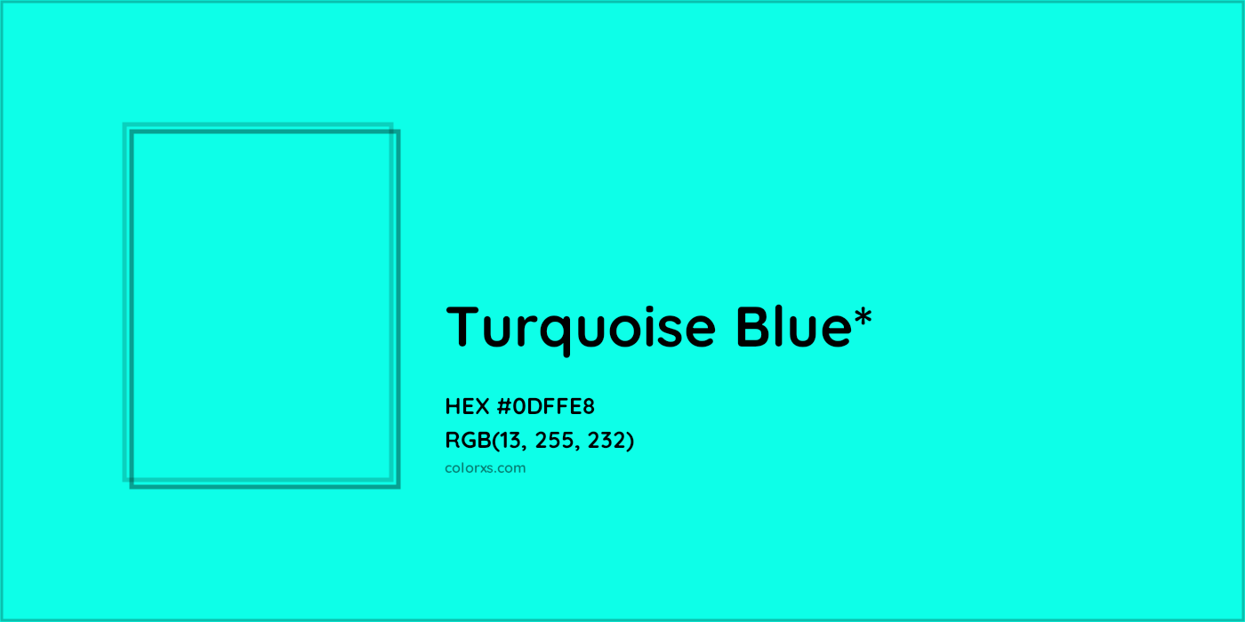 HEX #0DFFE8 Color Name, Color Code, Palettes, Similar Paints, Images