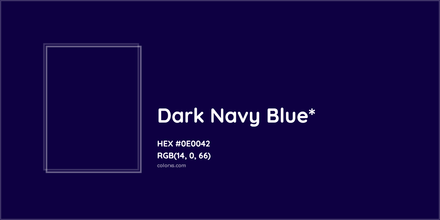 HEX #0E0042 Color Name, Color Code, Palettes, Similar Paints, Images