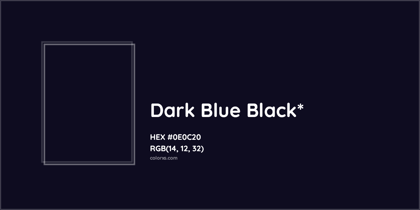 HEX #0E0C20 Color Name, Color Code, Palettes, Similar Paints, Images