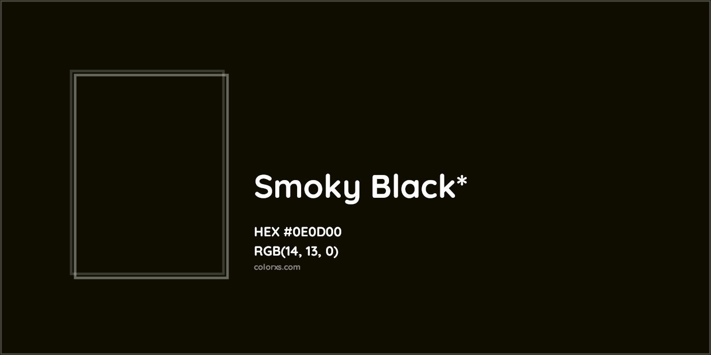 HEX #0E0D00 Color Name, Color Code, Palettes, Similar Paints, Images