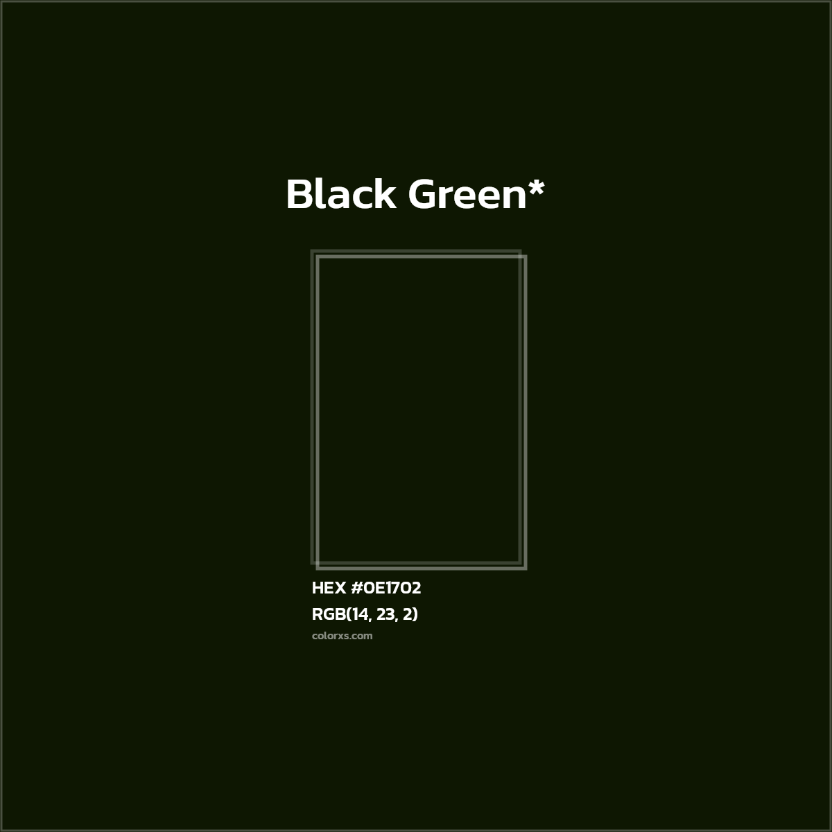 HEX #0E1702 Color Name, Color Code, Palettes, Similar Paints, Images