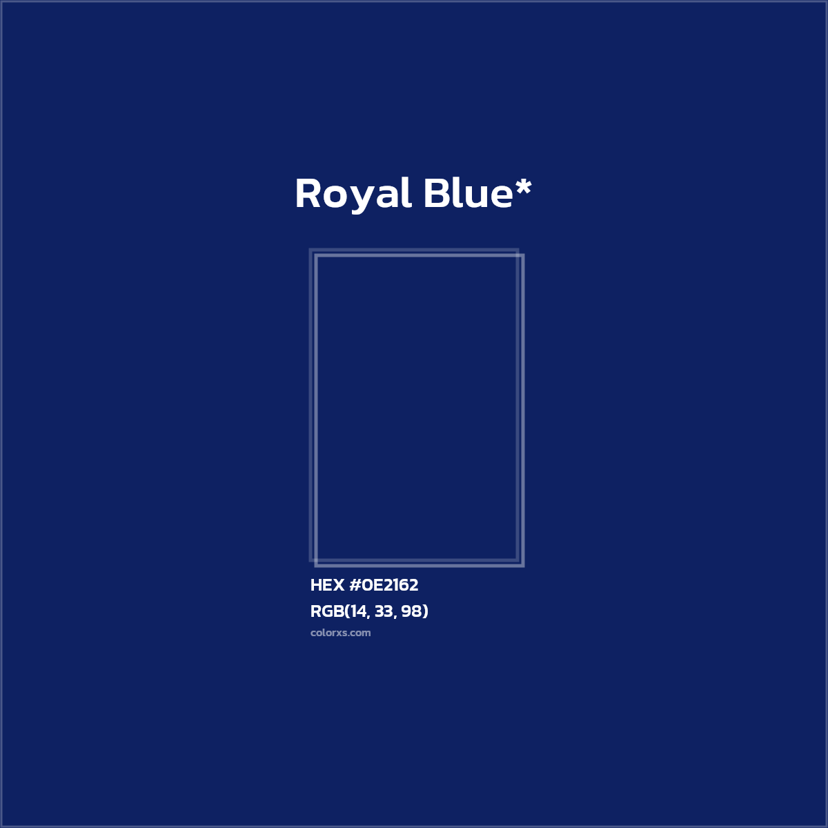 HEX #0E2162 Color Name, Color Code, Palettes, Similar Paints, Images