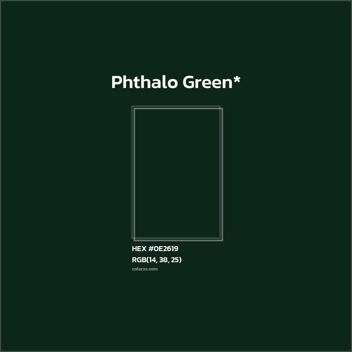 HEX #0E2619 Color Name, Color Code, Palettes, Similar Paints, Images