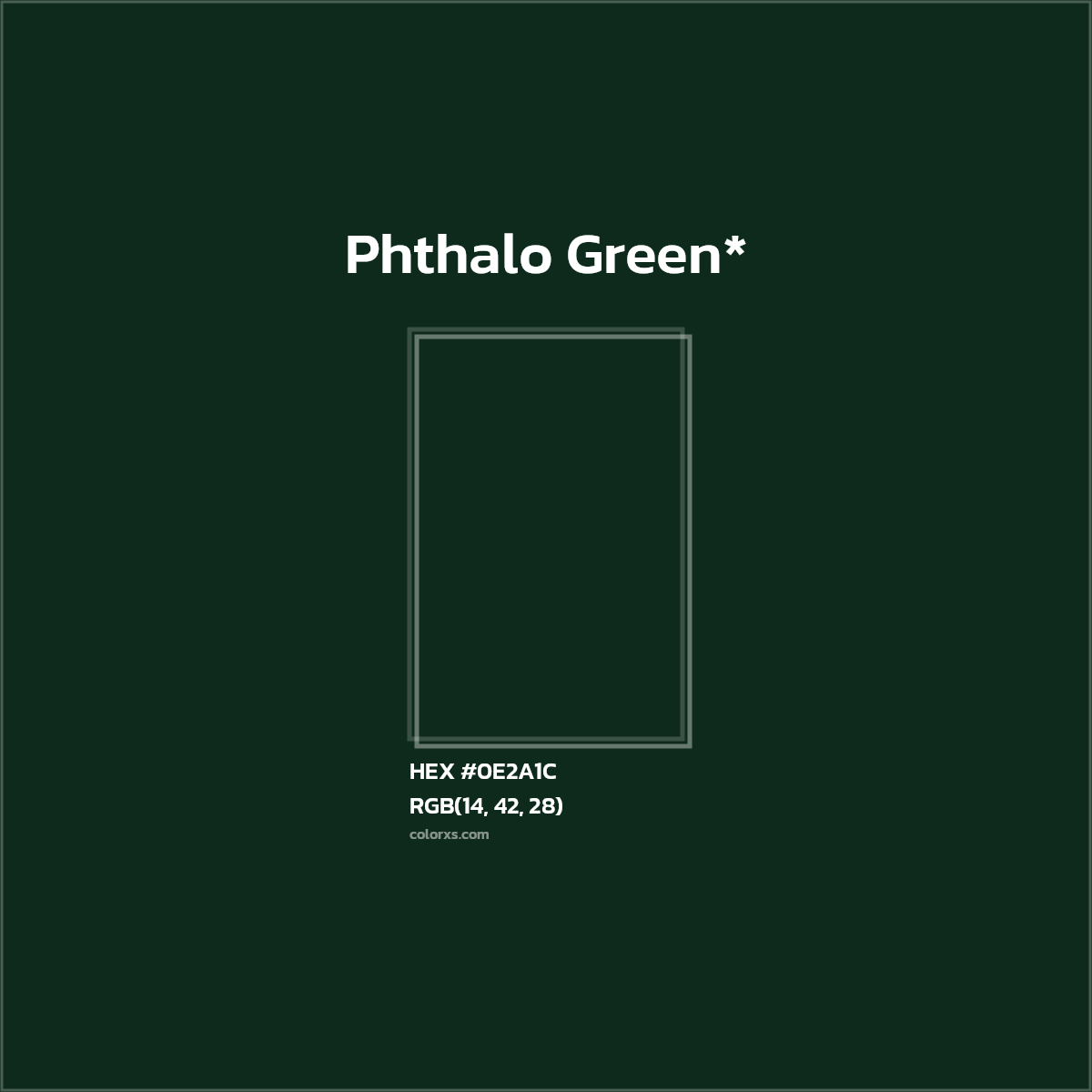 HEX #0E2A1C Color Name, Color Code, Palettes, Similar Paints, Images