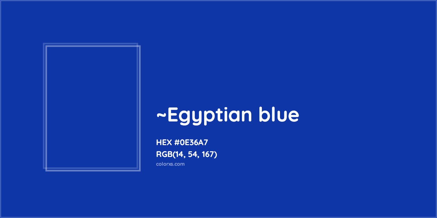 HEX #0E36A7 Color Name, Color Code, Palettes, Similar Paints, Images