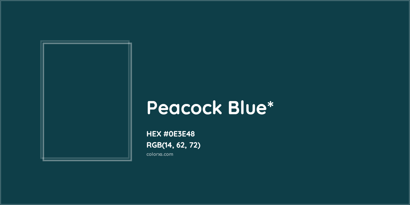 HEX #0E3E48 Color Name, Color Code, Palettes, Similar Paints, Images