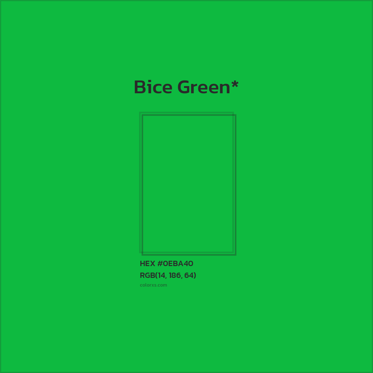 HEX #0EBA40 Color Name, Color Code, Palettes, Similar Paints, Images