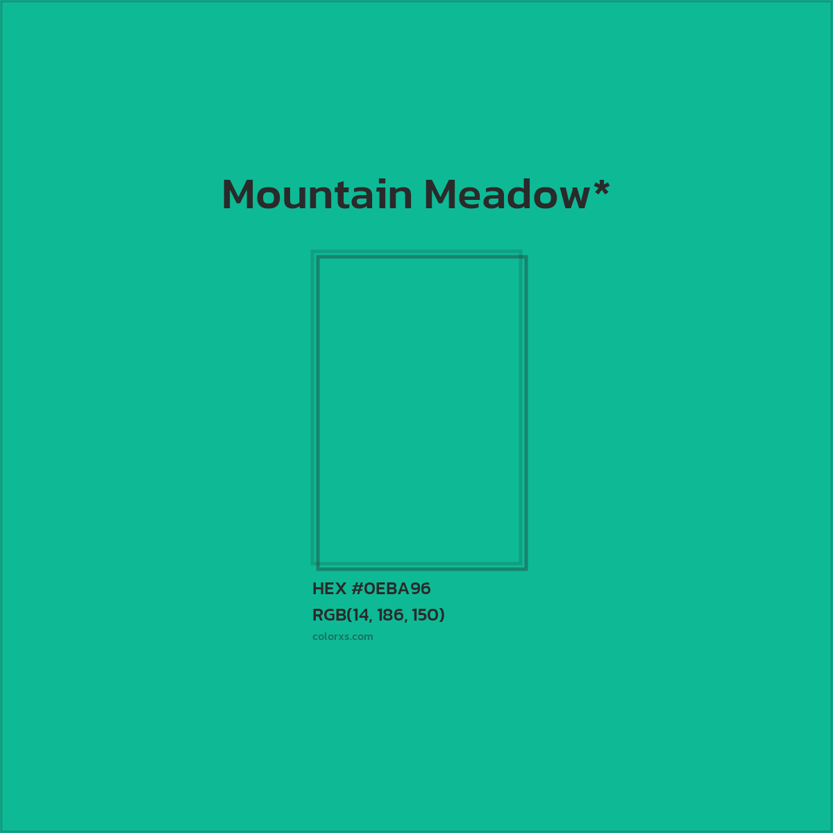 HEX #0EBA96 Color Name, Color Code, Palettes, Similar Paints, Images