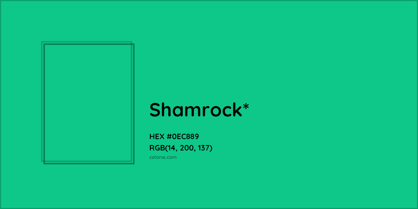 HEX #0EC889 Color Name, Color Code, Palettes, Similar Paints, Images