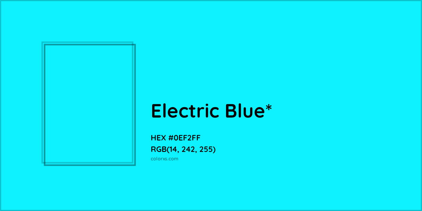 HEX #0EF2FF Color Name, Color Code, Palettes, Similar Paints, Images