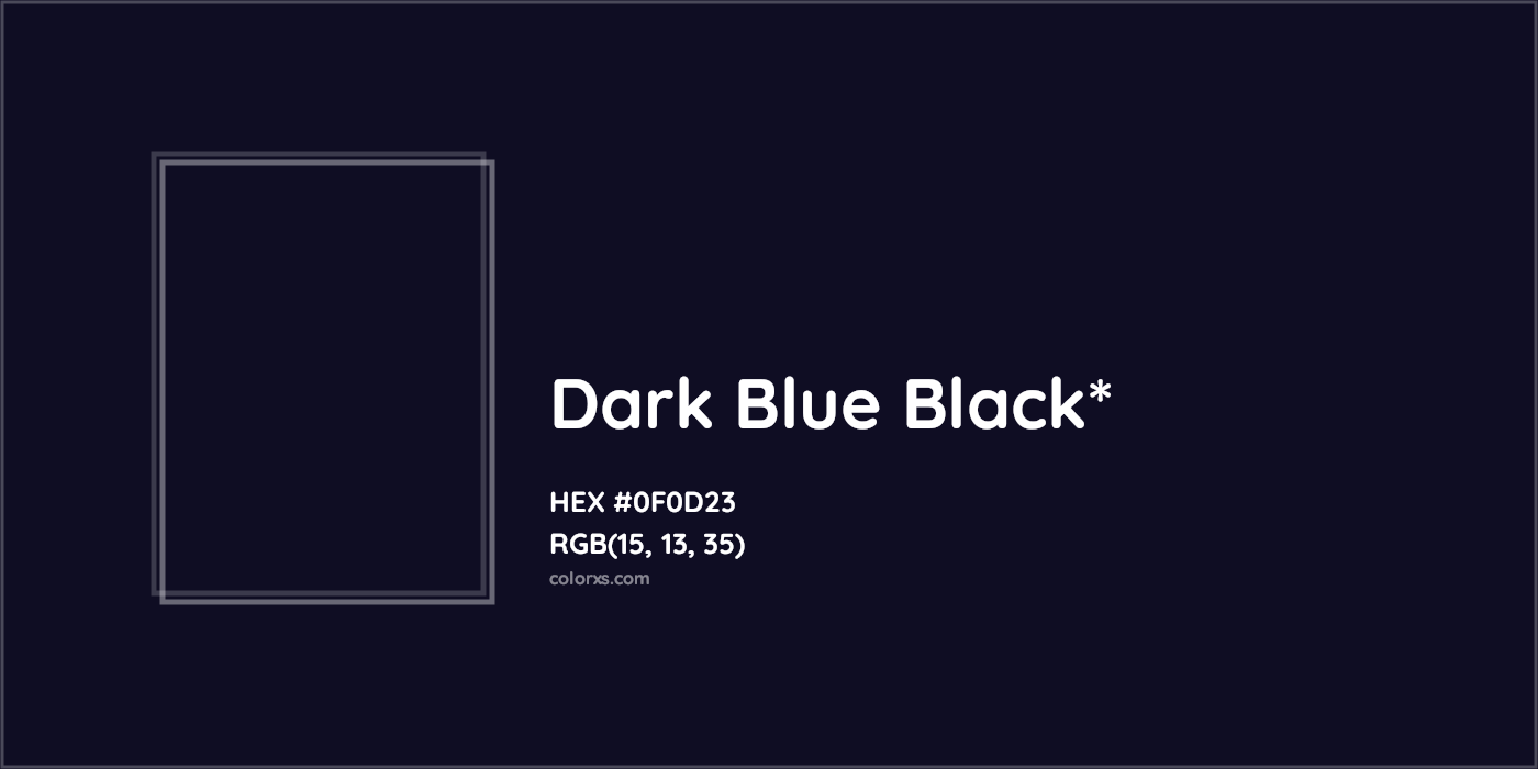 HEX #0F0D23 Color Name, Color Code, Palettes, Similar Paints, Images