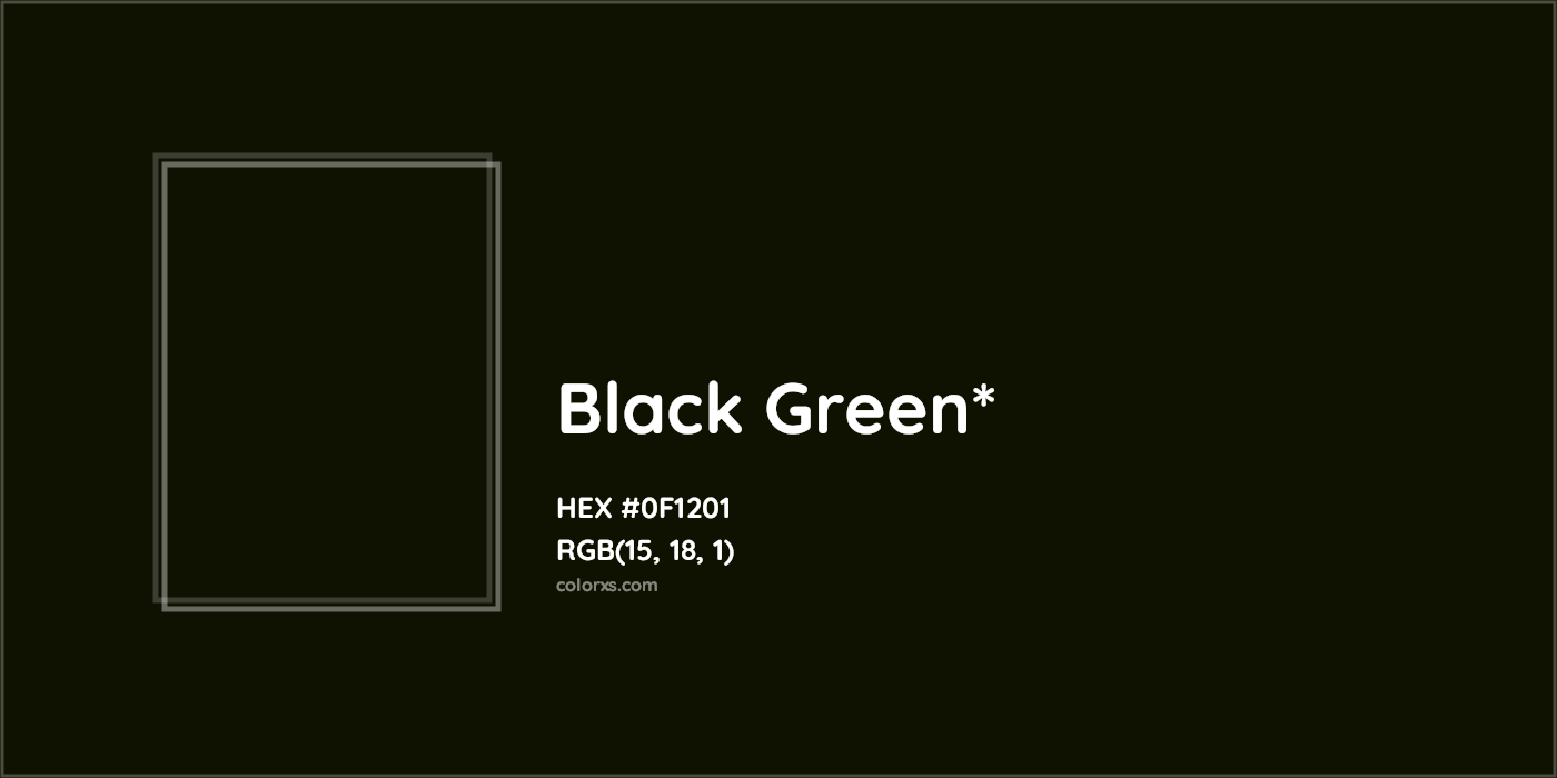 HEX #0F1201 Color Name, Color Code, Palettes, Similar Paints, Images