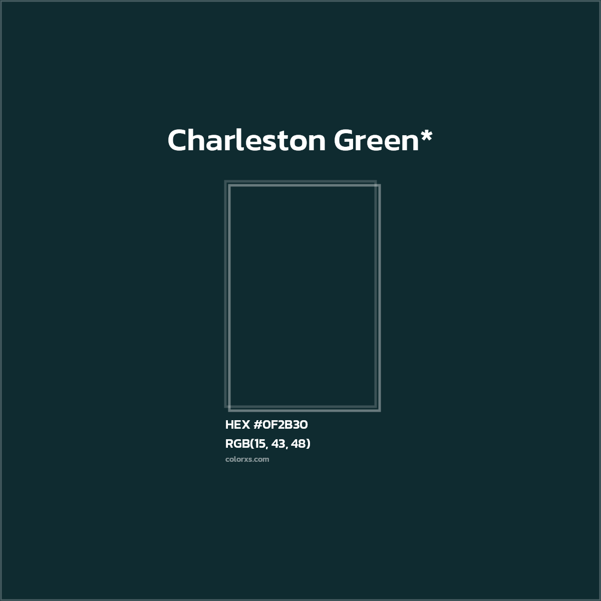 HEX #0F2B30 Color Name, Color Code, Palettes, Similar Paints, Images