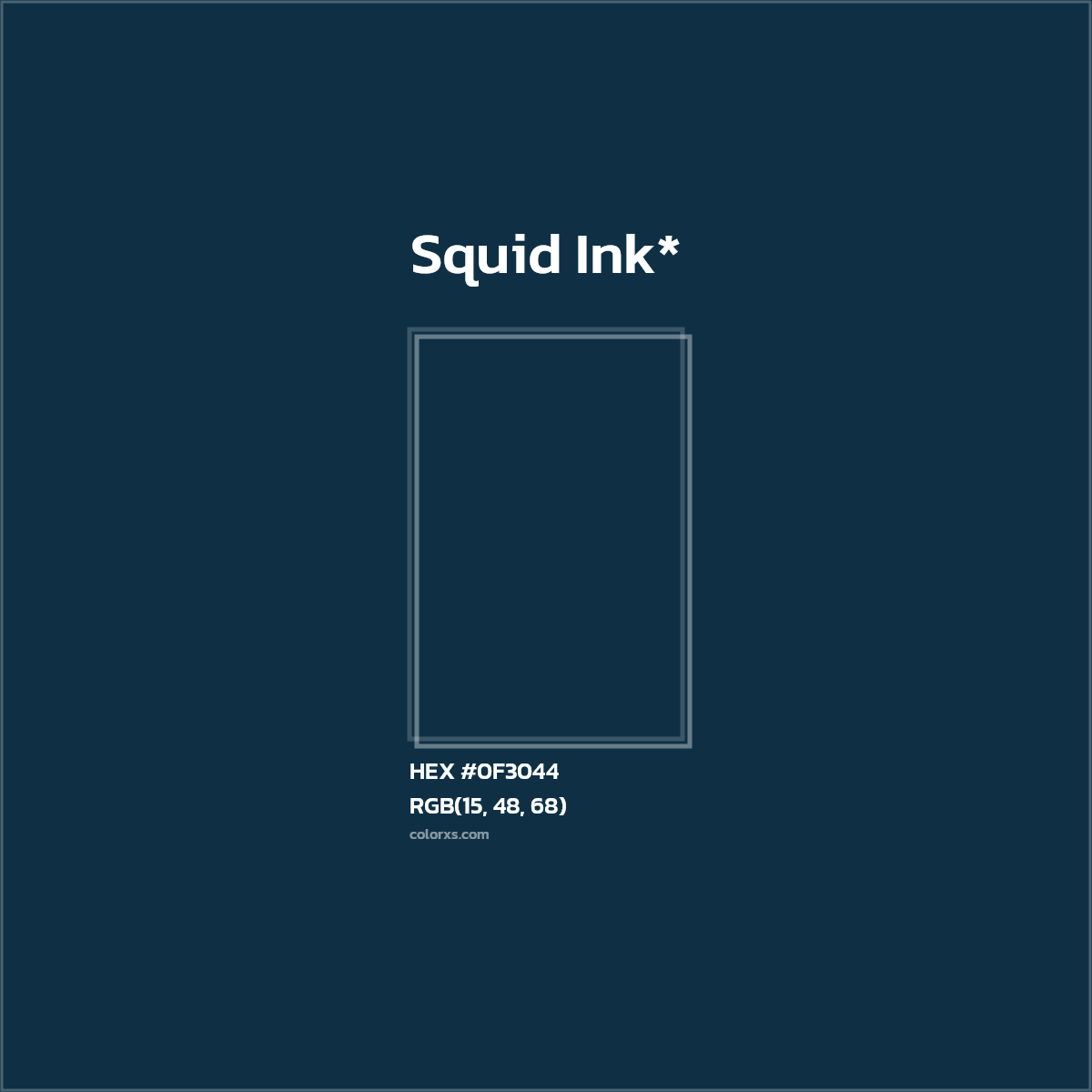 HEX #0F3044 Color Name, Color Code, Palettes, Similar Paints, Images