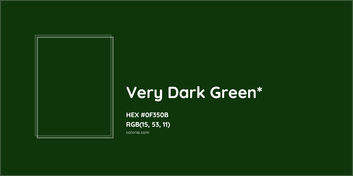 HEX #0F350B Color Name, Color Code, Palettes, Similar Paints, Images