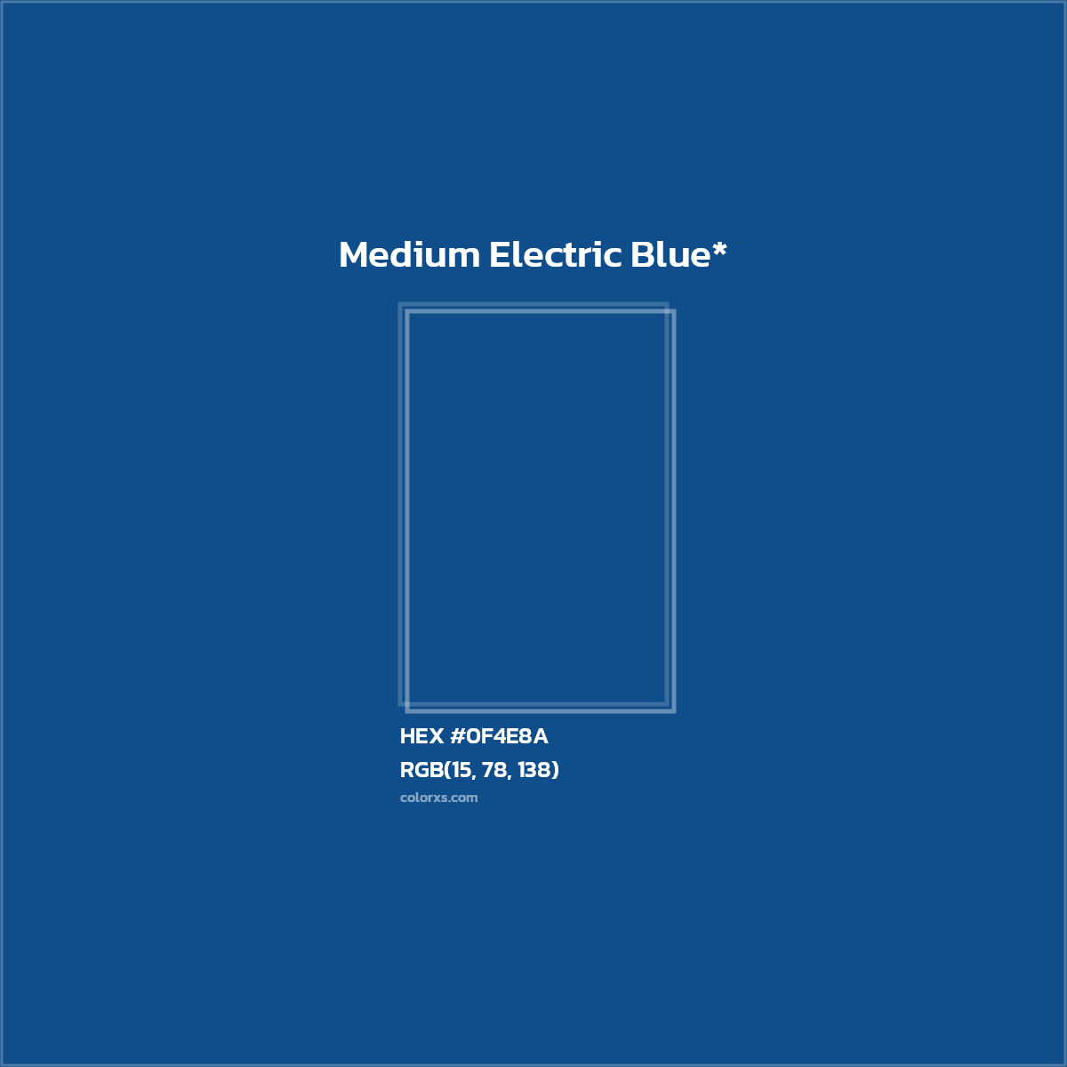 HEX #0F4E8A Color Name, Color Code, Palettes, Similar Paints, Images