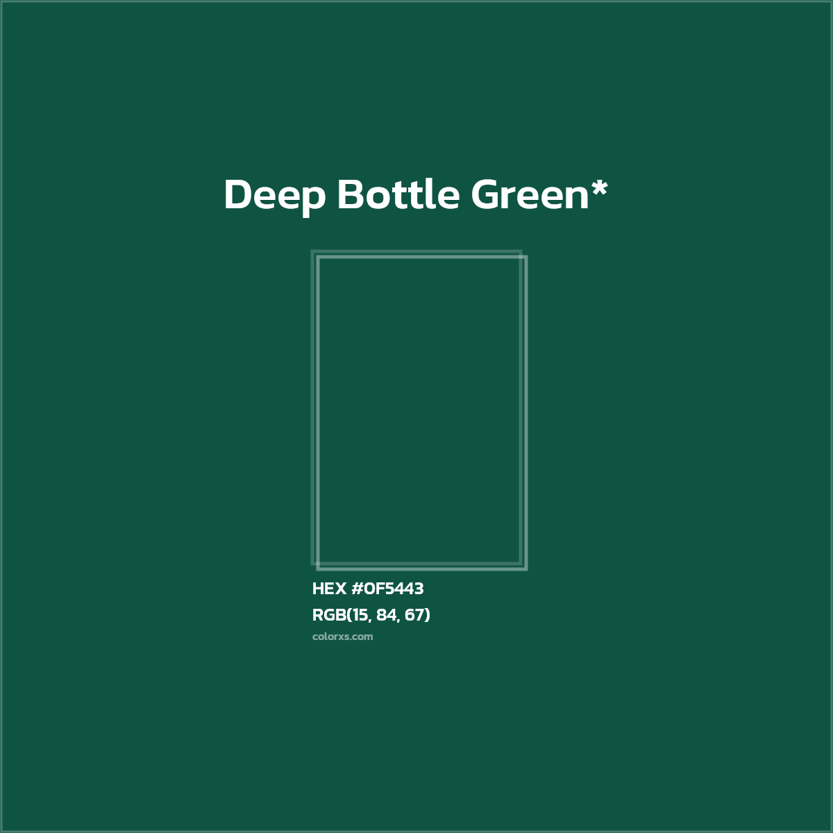 HEX #0F5443 Color Name, Color Code, Palettes, Similar Paints, Images