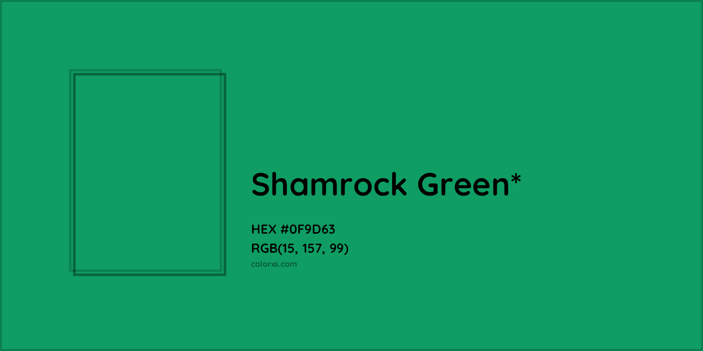 HEX #0F9D63 Color Name, Color Code, Palettes, Similar Paints, Images