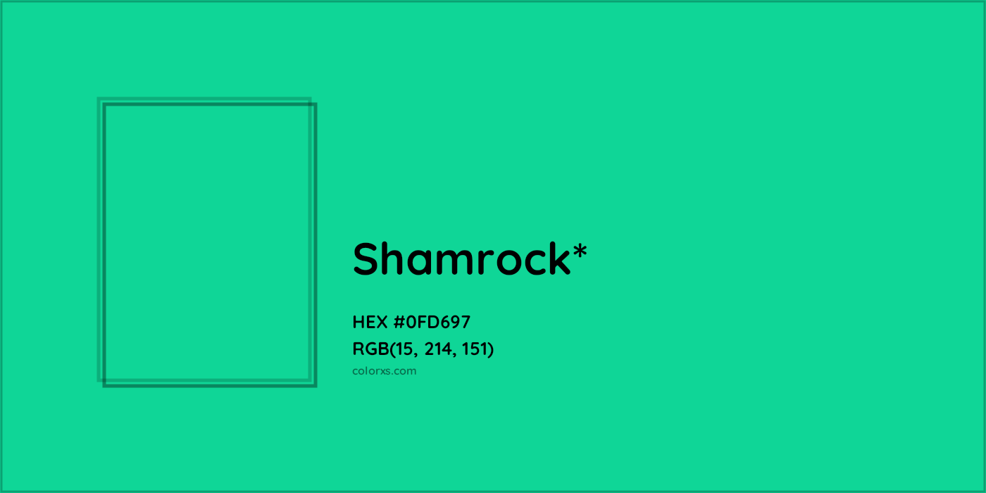 HEX #0FD697 Color Name, Color Code, Palettes, Similar Paints, Images