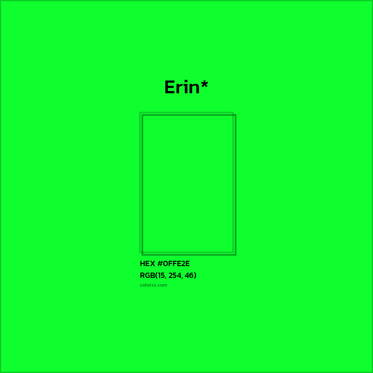 HEX #0FFE2E Color Name, Color Code, Palettes, Similar Paints, Images