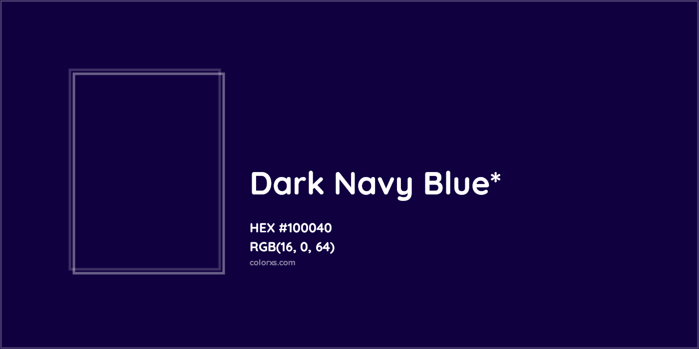 HEX #100040 Color Name, Color Code, Palettes, Similar Paints, Images