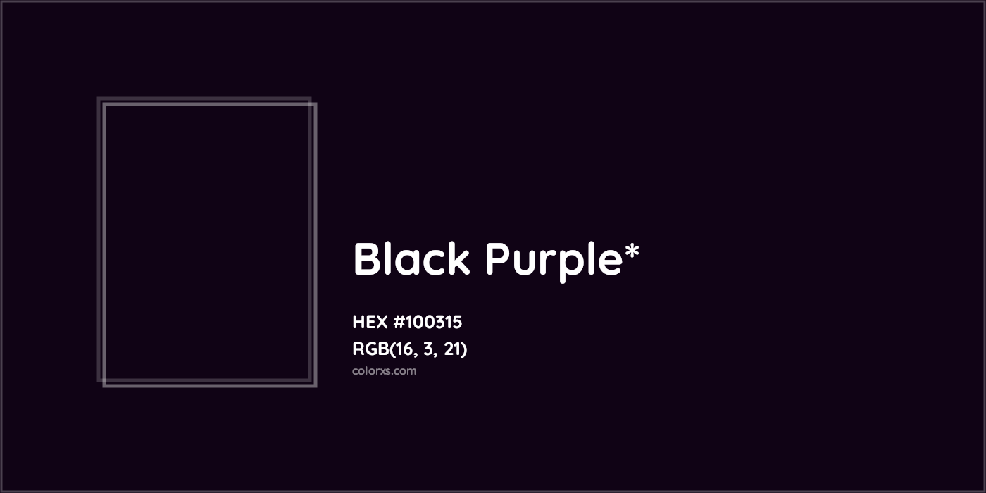 HEX #100315 Color Name, Color Code, Palettes, Similar Paints, Images