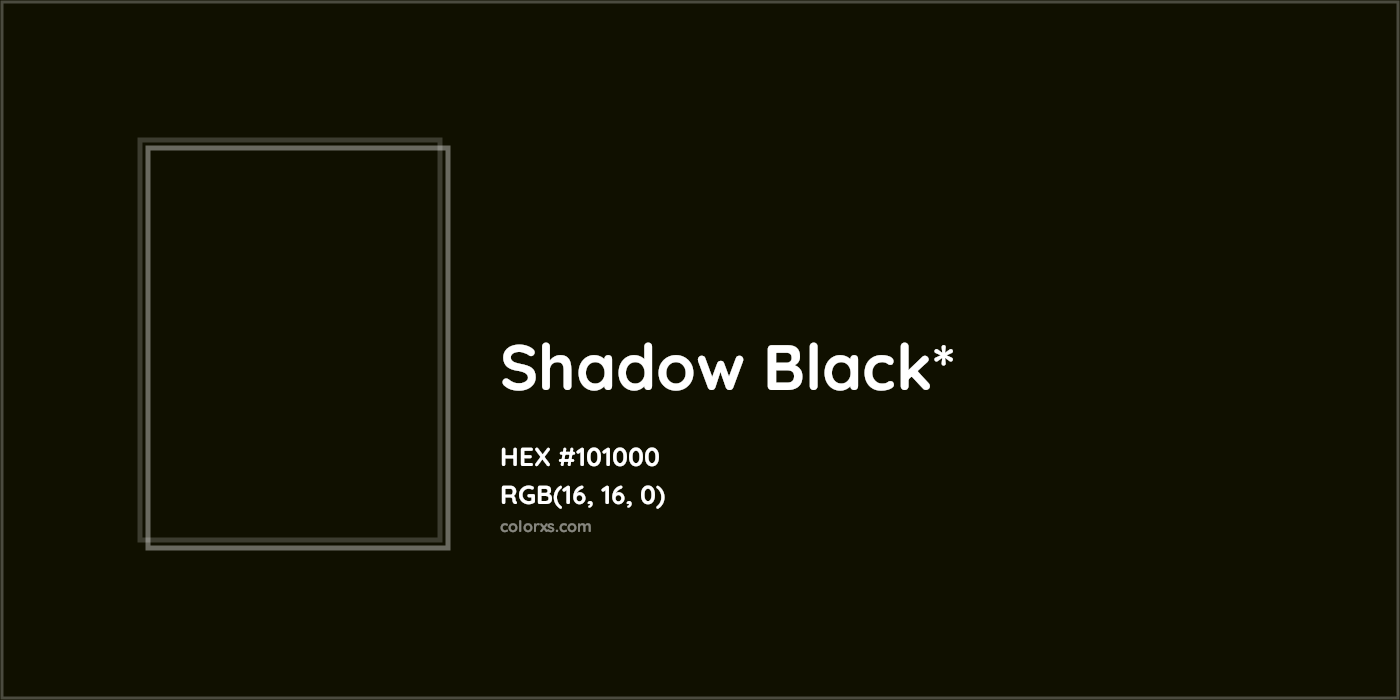 HEX #101000 Color Name, Color Code, Palettes, Similar Paints, Images